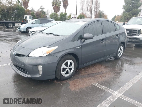 2013 Toyota Prius One with VIN JTDKN3DU2D5595628, listed as a IAAI auction lot 41208815 with 165,077 mi miles. Bid and sale history available at carsss.com. Image 17.