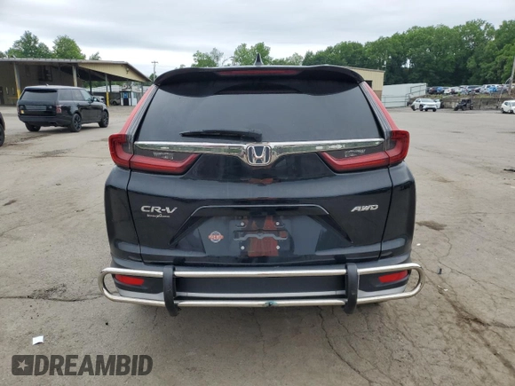 2021 Honda CR-V EX-L with VIN 2HKRW2H85MH612621, listed as a Copart auction lot 59610025 with 38,476 mi miles and Non repairable. Bid and sale history available at DreamBid. Image 6.