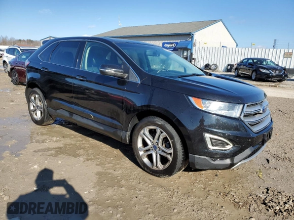 2015 Ford Edge Titanium z VIN 2FMTK3K91FBB52506, wystawiony jako Copart lot #84192474 z przebiegiem 136 437 mil mil oraz Nie do naprawy • Non repairable. Historia ofert i sprzedaży dostępna na DreamBid. Obrazek 4.