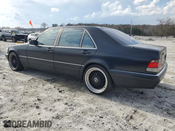 1997 Mercedes-Benz S with VIN WDBGA43G3VA374808, listed as a Copart auction lot 49093235 with 199,159 mi miles and Non Repairable. Bid and sale history available at carsss.com. Image 2.