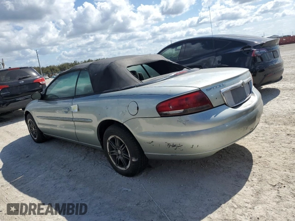 2005 Chrysler Sebring z VIN 1C3EL45R35N625521, wystawiony jako Copart lot #78473704 z przebiegiem Nie podano mil oraz Szkoda całkowita • Salvage title. Historia ofert i sprzedaży dostępna na DreamBid. Obrazek 2.