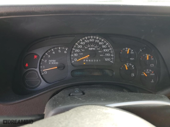 2006 Chevrolet Silverado 1500 LS with VIN 1GCEC19X46Z194393, listed as a Copart auction lot 45478015 with 330,693 mi miles and Salvage Title. Bid and sale history available at carsss.com. Image 9.