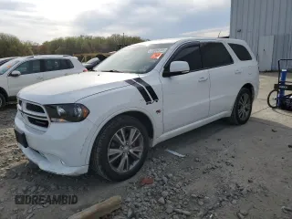 2013 Dodge Durango R/T z VIN 1C4SDJCT8DC559390, wystawiony jako Copart lot #53804745 z przebiegiem 164 123 mil mil oraz Szkoda całkowita • Salvage title. Historia ofert i sprzedaży dostępna na DreamBid. Obrazek 1.