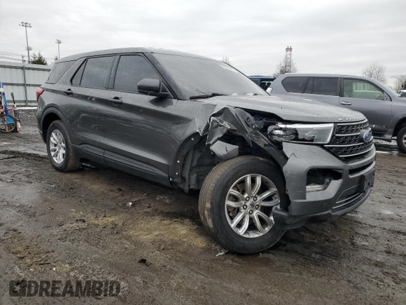 2020 Ford Explorer with VIN 1FMSK8BH1LGC23899, listed as a Copart auction lot 88706445 with 71,552 mi miles and Salvage Title. Bid and sale history available at carsss.com. Image 4.