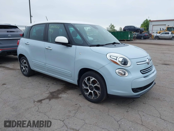 2015 FIAT 500L Easy with VIN ZFBCFABH9FZ033638, listed as a IAAI auction lot 42268062 with 63,249 mi miles and . Bid and sale history available at DreamBid. Image 1.