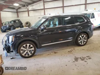 2022 Kia Telluride EX with VIN 5XYP34HC4NG239743, listed as a Copart auction lot 56178205 with Not provided miles and Salvage title. Bid and sale history available at DreamBid. Image 1.