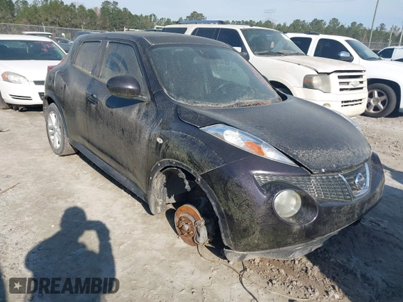 2014 Nissan Juke S with VIN JN8AF5MRXET359309, listed as a IAAI auction lot 41746867 with 1 mi miles. Bid and sale history available at carsss.com. Image 1.
