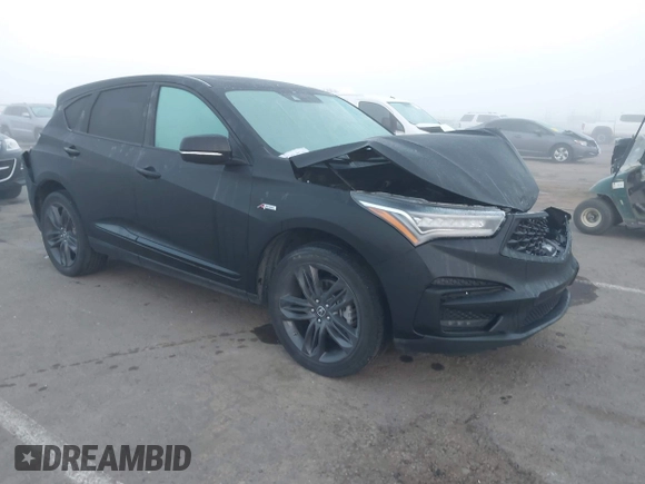 2020 Acura RDX w/A-Spec Pkg with VIN 5J8TC2H60LL031956, listed as a IAAI auction lot 41663869 with 65,210 mi miles. Bid and sale history available at carsss.com. Image 1.