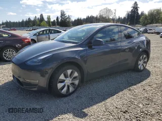 2024 Tesla Model Y Long Range с VIN 7SAYGAEE8RF987571, выставлен на аукционе Copart как лот 55110485 с пробегом 19 732 миль миль и Списание • Salvage title. История ставок и продаж доступна на DreamBid. Изображение 1.