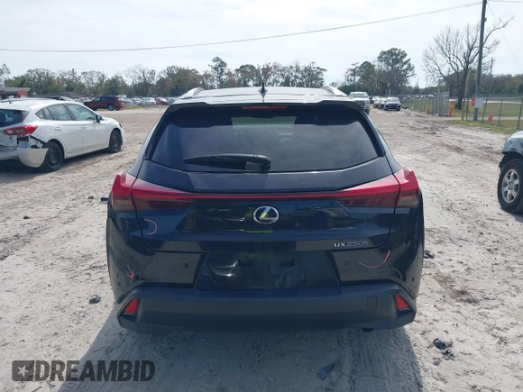 2020 Lexus UX with VIN JTHP9JBH7L2033386, listed as a IAAI auction lot 41463356 with 53,507 mi miles. Bid and sale history available at carsss.com. Image 16.