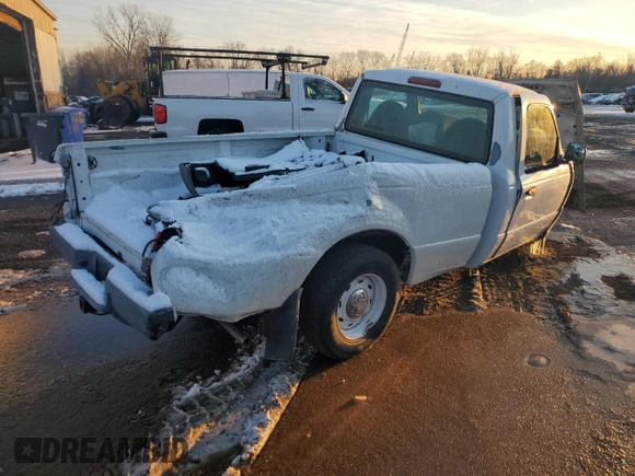 2003 Ford Ranger XL Fleet with VIN 1FTYR10E03TA44674, listed as a Copart auction lot 88537665 with 196,020 mi miles and Salvage Title. Bid and sale history available at carsss.com. Image 3.