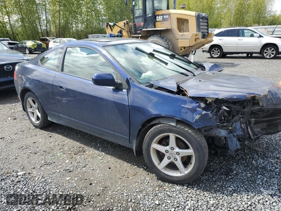 2002 Acura RSX Manual with VIN JH4DC53892C030685, listed as a Copart auction lot 54109295 with 288,737 mi miles and Salvage Title. Bid and sale history available at carsss.com. Image 4.