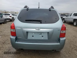 2006 Hyundai Tucson GLS with VIN KM8JN12D96U445961, listed as a Copart auction lot 89276815 with 191,267 mi miles and Salvage Title. Bid and sale history available at carsss.com. Image 6.