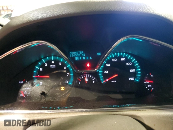 2015 Chevrolet Traverse LT with VIN 1GNKRGKD5FJ324711, listed as a Copart auction lot 50052505 with 126,555 mi miles and Salvage Title. Bid and sale history available at carsss.com. Image 9.