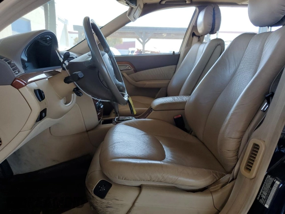 2001 Mercedes-Benz S-Class with VIN WDBNG70J81A180714, listed as a Copart auction lot 46753165 with 194,528 mi miles and Clean Title. Bid and sale history available at carsss.com. Image 7.