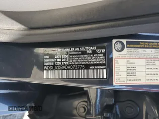 2013 Mercedes-Benz CLS 550 with VIN WDDLJ7DB9DA073775, listed as a Copart auction lot 50209465 with 105,612 mi miles and Salvage title. Bid and sale history available at DreamBid. Image 12.