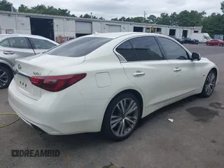2019 Infiniti Q50 3.0t LUXE with VIN JN1EV7AR7KM590502, listed as a IAAI auction lot 40204876 with 42,788 mi miles. Bid and sale history available at carsss.com. Image 4.