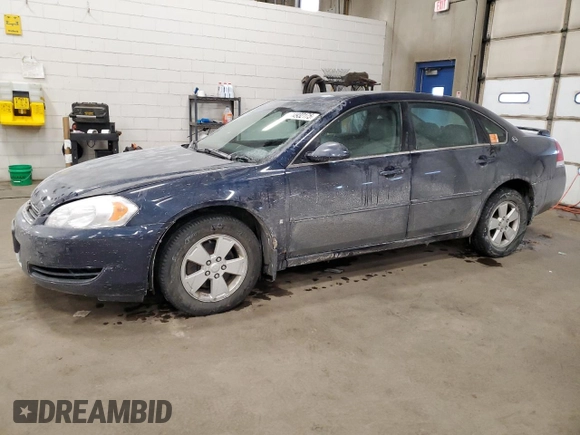 2007 Chevrolet Impala LT with VIN 2G1WT58K079335112, listed as a Copart auction lot 44932175 with 134,508 mi miles and Non Repairable. Bid and sale history available at DreamBid. Image 1.