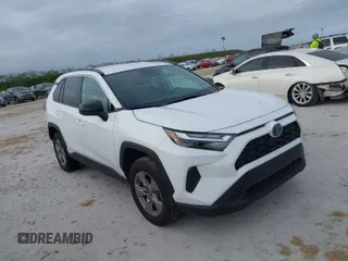 2023 Toyota RAV4 Hybrid LE with VIN 4T3LWRFV0PU090100, listed as a IAAI auction lot 40642261 with 1 mi miles. Bid and sale history available at carsss.com. Image 1.