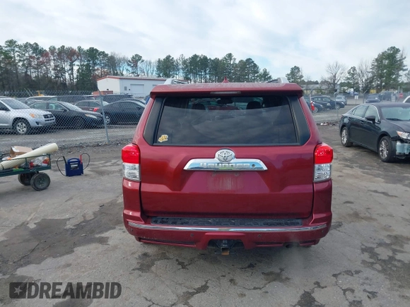 2010 Toyota 4Runner Trail with VIN JTEBU5JR2A5012691, listed as a IAAI auction lot 41858894 with 252,126 mi miles and . Bid and sale history available at DreamBid. Image 16.