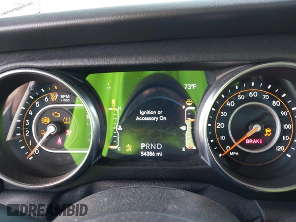 2021 Jeep Gladiator Overland z VIN 1C6HJTFGXML553983, wystawiony jako IAAI lot #41903068 z przebiegiem 54 386 mil mil oraz . Historia ofert i sprzedaży dostępna na DreamBid. Obrazek 7.