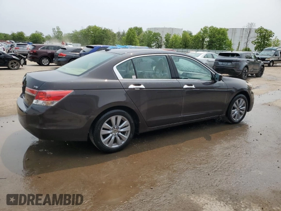 2011 Honda Accord EX-L z VIN 1HGCP3F82BA016447, wystawiony jako Copart lot #59323475 z przebiegiem 174 297 mil mil oraz Szkoda całkowita • Salvage title. Historia ofert i sprzedaży dostępna na DreamBid. Obrazek 3.