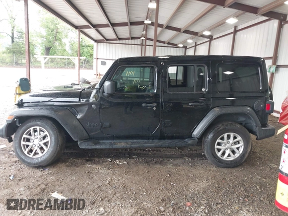 2023 Jeep Wrangler Willys with VIN 1C4HJXDG0PW617101, listed as a IAAI auction lot 42111687 with 56,415 mi miles and . Bid and sale history available at DreamBid. Image 15.