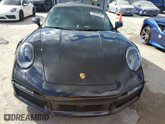 2024 Porsche 911 Turbo with VIN WP0CD2A95RS257411, listed as a Copart auction lot 73976154 with 0 mi miles and Non Repairable. Bid and sale history available at carsss.com. Image 5.