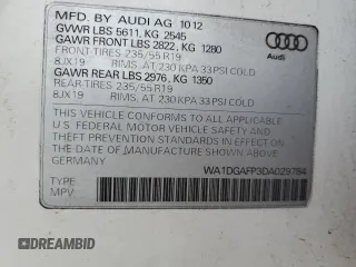 2013 Audi Q5 Premium Plus z VIN WA1DGAFP3DA029784, wystawiony jako Copart lot #51515455 z przebiegiem 132 438 mil mil oraz Czysty tytuł • Clean title. Historia ofert i sprzedaży dostępna na DreamBid. Obrazek 13.