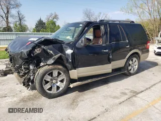 2010 Ford Expedition Eddie Bauer with VIN 1FMJU1J5XAEB03466, listed as a Copart auction lot 53208285 with Not provided miles and Salvage title. Bid and sale history available at DreamBid. Image 1.