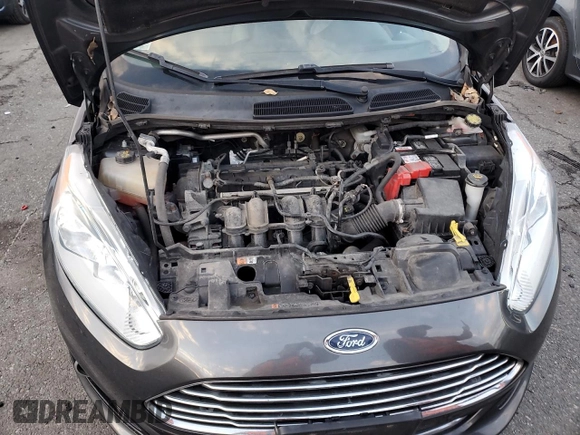 2017 Ford Fiesta Titanium with VIN 3FADP4FJ3HM109507, listed as a Copart auction lot 87182664 with 105,198 mi miles and Salvage Title. Bid and sale history available at DreamBid. Image 11.