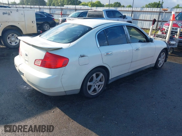 2003 Infiniti G35 w/Leather z VIN JNKCV51E73M021817, wystawiony jako IAAI lot #42489066 z przebiegiem 288 190 mil mil oraz . Historia ofert i sprzedaży dostępna na DreamBid. Obrazek 4.