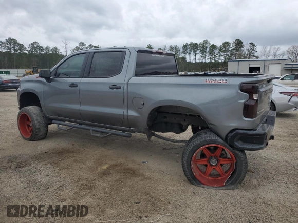2020 Chevrolet Silverado 1500 Custom Trail Boss with VIN 3GCPYCEF6LG102635, listed as a Copart auction lot 86090994 with 64,881 mi miles and Salvage Title. Bid and sale history available at DreamBid. Image 2.