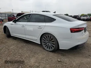 2022 Audi A5 Sportback Premium Plus with VIN WAUCBCF58NA027585, listed as a Copart auction lot 51382045 with 22,354 mi miles and Salvage Title. Bid and sale history available at carsss.com. Image 2.