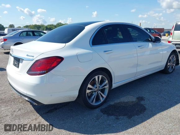 2020 Mercedes-Benz C 300 with VIN W1KWF8EB8LR593114, listed as a IAAI auction lot 40406690 with 83,798 mi miles and . Bid and sale history available at DreamBid. Image 4.