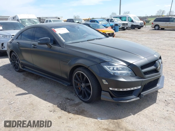 2014 Mercedes-Benz CLS 63 S AMG with VIN WDDLJ7GB2EA106645, listed as a IAAI auction lot 42075075 with 72,375 mi miles and . Bid and sale history available at DreamBid. Image 1.