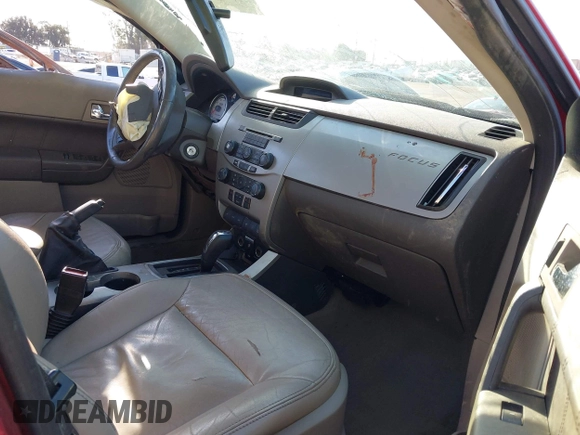 2009 Ford Focus SEL with VIN 1FAHP37N49W106730, listed as a IAAI auction lot 41838457 with 103,718 mi miles. Bid and sale history available at carsss.com. Image 5.