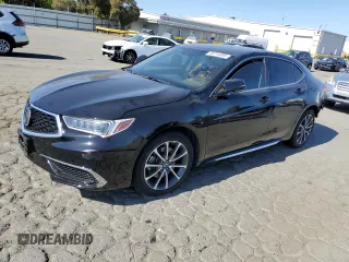 2018 Acura TLX Technology with VIN 19UUB3F55JA003344, listed as a Copart auction lot 59214005 with Not provided miles and Salvage title. Bid and sale history available at DreamBid. Image 1.