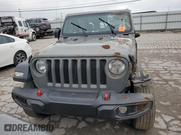 2020 Jeep Wrangler Willys with VIN 1C4GJXAG6LW273669, listed as a Copart auction lot 81670144 with 64,934 mi miles and Salvage title. Bid and sale history available at DreamBid. Image 5.