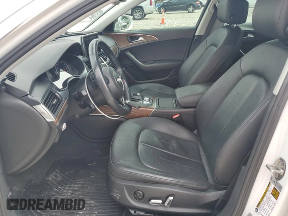 2016 Audi A6 Premium Plus with VIN WAUGFAFC0GN009117, listed as a Copart auction lot 65251035 with 108,466 mi miles and Salvage title. Bid and sale history available at DreamBid. Image 7.