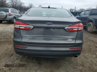 2020 Ford Fusion SE with VIN 3FA6P0HD9LR165097, listed as a Copart auction lot 43706455 with 44,281 mi miles and Salvage Title. Bid and sale history available at carsss.com. Image 6.