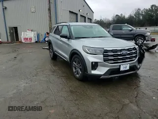 2025 Ford Explorer Active with VIN 1FMUK8DH0SGA67844, listed as a Copart auction lot 43166895 with 1,619 mi miles and Salvage Title. Bid and sale history available at carsss.com. Image 14.