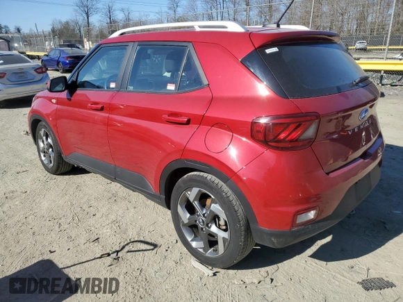 2023 Hyundai Venue SEL with VIN KMHRC8A34PU241077, listed as a Copart auction lot 45915435 with 45,840 mi miles and Salvage Title. Bid and sale history available at DreamBid. Image 2.