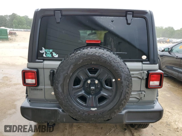 2018 Jeep Wrangler Unlimited Sport z VIN 1C4HJXDN5JW229707, wystawiony jako Copart lot #57170675 z przebiegiem 87 215 mil mil oraz Czysty tytuł • Clean title. Historia ofert i sprzedaży dostępna na DreamBid. Obrazek 6.