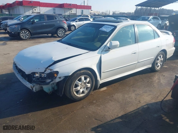 2002 Honda Accord Sdn EX with VIN 1HGCG56602A020944, listed as a IAAI auction lot 41442076 with 208,244 mi miles. Bid and sale history available at carsss.com. Image 19.