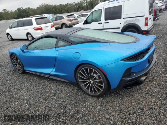 2020 McLaren GT with VIN SBM22GCA6LW000609, listed as a Copart auction lot 81323804 with Not Provided miles and Non Repairable. Bid and sale history available at carsss.com. Image 2.