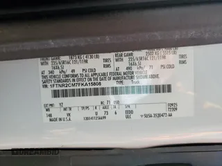 2015 Ford Transit Cargo with VIN 1FTNR2CM7FKA15808, listed as a Copart auction lot 55342165 with 98,996 mi miles and Salvage Title. Bid and sale history available at DreamBid. Image 13.