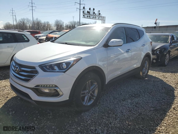 2018 Hyundai Santa Fe Sport 2.4L with VIN 5XYZU3LB8JG571192, listed as a Copart auction lot 49155135 with NaN miles and Salvage Title. Bid and sale history available at carsss.com. Image 1.