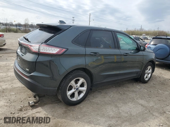 2015 Ford Edge SE with VIN 2FMTK3G92FBC32180, listed as a Copart auction lot 51629025 with Not provided miles and Non repairable. Bid and sale history available at DreamBid. Image 3.