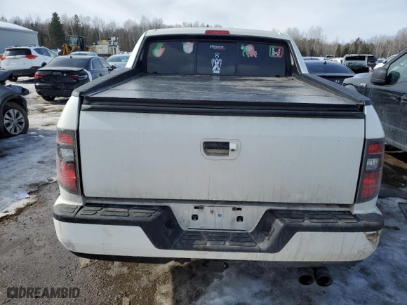 2013 Honda Ridgeline Sport with VIN 5FPYK1F78DB501773, listed as a Copart auction lot 46409815 with 207,474 mi miles and Salvage Title. Bid and sale history available at carsss.com. Image 6.